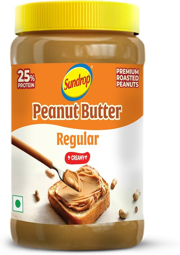 Sundrop peanut butter jar shown as a useful item for Winter Arc, with creamy spread on toast.”